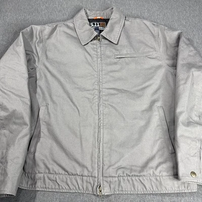 5.11 Tactical Series 48130 Insulated Jacket XL Gray Cotton Shell Poly Lined CCW - Image 1 of 4