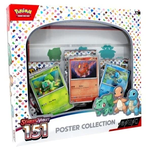 COLECCIÓN DE CARTELES POKEMON ESCARLATA Y VIOLETA 151 CAJA ESTUCHE TARJETAS EXPLOSIVAS - Imagen 1 de 2