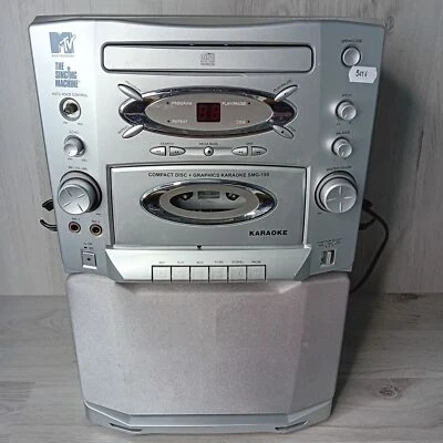MTV THE SINGING MACHINE KARAOKE SMG 199 CDG + CASSETTE + AUX - RARE 2005 - Image 1 of 4