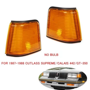 For 1987 1988 Cutlass Supreme Calais 442 GT-350 Assembly Marker Lights Lens - Picture 1 of 12