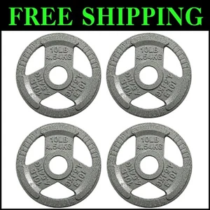 Versatile Cast Iron Weight Plates in Multiple Sizes for Weightlifting Success - Picture 1 of 7
