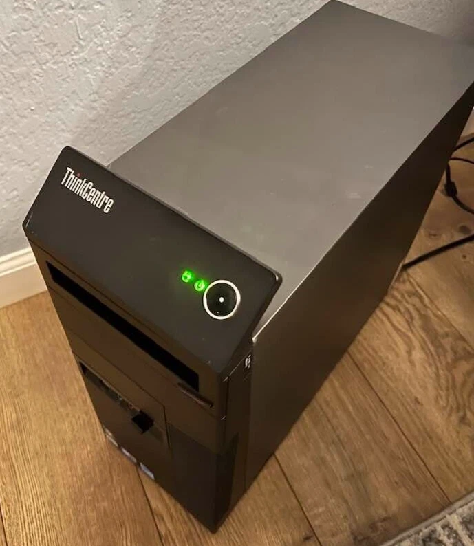 LENOVO THINKCENTRE M90P  INTEL CORE I5-650 3.20GHZ 8GB RAM 500GB HDD DVDRW NO OS - Image 1 of 4