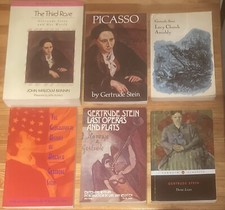 Lot of 6 Gertrude Stein Books Lucy Church Amiably Picasso Last Operas Third Rose
