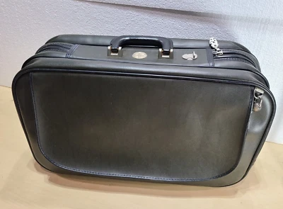 Vintage Spacemate Deluxe one-suit carry-on Suitcase Atlantic  Luggage Zipper Lid - Image 1 of 4