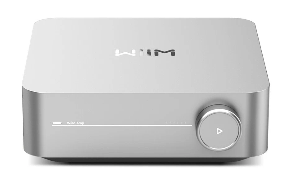 Hi-Res Streaming Hifi Amplificatore Wiim Amp Argento Spotify Tidal Deezer - Immagine 1 di 1