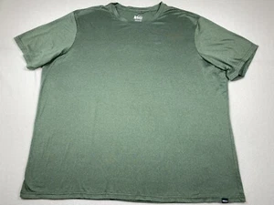 REI Co-Op Outdoor Hiking Shirt Mens 2XL Crew Neck Stretch Lightweight Workout - Picture 1 of 5