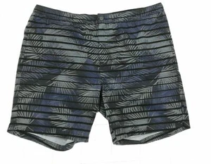 Cole Herren blau und grau tropische Streifen Badehose Strandshorts Größe XL - Bild 1 von 12