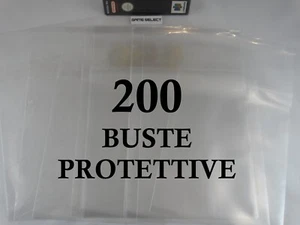 BUSTE PROTETTIVE per VIDEOGIOCHI NINTENDO N64 CONFEZIONE da 200 BUSTINE SLEEVES - Picture 1 of 6
