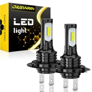 For Honda Silver Wing 600 Motorcycle LED Headlight H7 6500K Bright White Bulb 2x - Picture 1 of 11