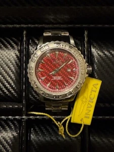 Invicta Pro Diver Model 16855, Red Carbon Fiber Dial, New! - Picture 1 of 11