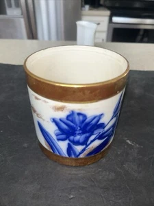 Antique William A. Adderley & Co. New Lily Vase, 5 “ By 4.5” Flow Blue Vase - Picture 1 of 5