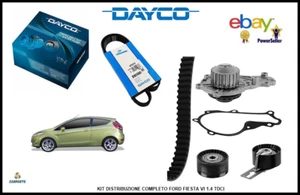 Kit distribuzione pompa acqua cinghia servizi per Ford Fiesta VI 1.4 TDCI 2010-> - Picture 1 of 4