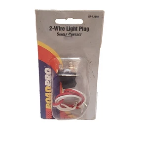 RoadPro 2-Wire Light Plug Single Contact For Vehicle RP-431149 - Picture 1 of 5