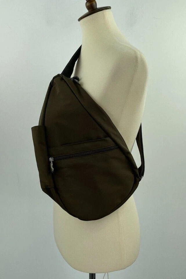 AMERIBAG Bolso Espalda Saludable Bolso Bandolera 15" Marrón Nuevo sin Etiquetas N7 Foto 1 de 4
