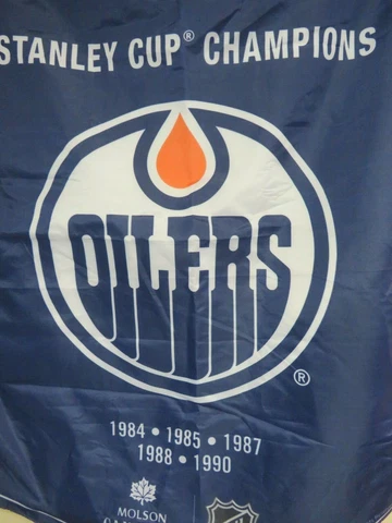 NHL 2017 STANLEY CUP CHAMPIONS BANNER/FLAG - EDMONTON OILERS Cover