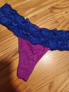 Vintage Thong Multi Colored Size Medium Unbranded Panty - Picture 1 of 11