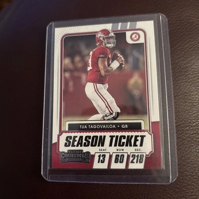 2021 Panini Contenders Draft Picks - Tua Tagovailoa #25 - Image 1 of 2