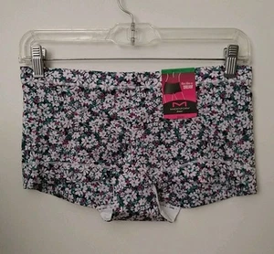 MAIDENFORM WOMEN'S FLORAL BOYSHORT PANTY, SIZE L/7 - Picture 1 of 2
