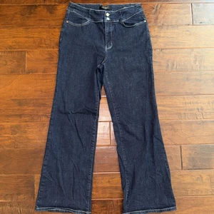 Judy Blue High Rise Wide Leg Jeans Women's 15/32 Blue Stretch Denim new - Picture 1 of 7