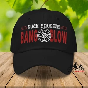 Gorra de béisbol Jet Engine Suck Squeeze Bang Blow sombrero de papá para hombres mujeres - Imagen 1 de 34