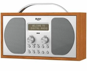 Bush Holz DAB Radio mit Bluetooth DAB FM Alarm - Küche Wohnzimmer (A-) - Bild 1 von 1