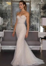 romona keveza one shoulder wedding dress