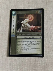 LOTR: We Shall Meet Again Soon-FOIL-Siege of Gondor Lord of the Rings TCG - Picture 1 of 2
