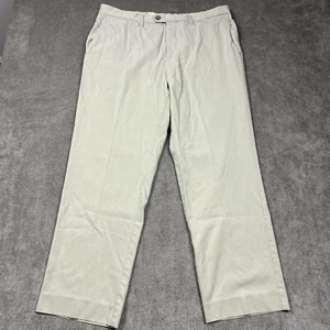 Tommy Bahama Pants Mens 36x30 Beige Chino Straight Leg Silk Blend - Picture 1 of 10