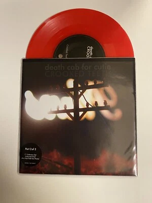 DEATH CAB FOR CUTIE  - CROOKED TEETH  7” RED VINYL - Image 1 of 2