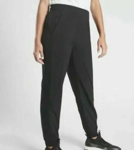 ATHLETA Brooklyn Jogger Lightweight Travel Pant Black Women Size 6 New Tags - Picture 1 of 5