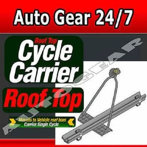 GS TUV Approved Roof Bar Top Fix Single Cycle Carrier - Picture 1 of 2