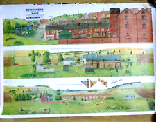 1960`s Townscene Sheet 6 by D.M. Farthing-Mason - Railway Background Sheet