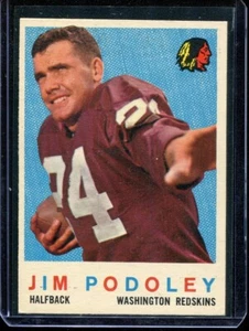 1959  Topps  Football    # 165   Jim Podoley   (EX-MT)   Excellent to Mint - Picture 1 of 2