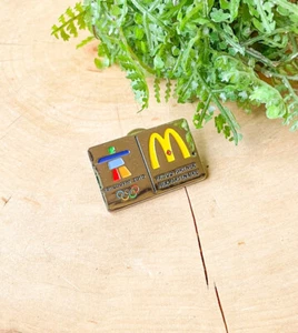 Vancouver Olimpiadi invernali 2010 McDonalds orgoglioso partner sponsor rettangolo argento - Foto 1 di 2