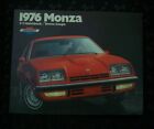 1976 Chevrolet Monza 2+2 hayon / coupé remorqueur brochure de vente 