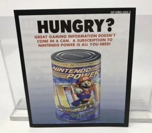 Nintendo Power Promo Insert Hungry? GP-DMG-USA-3 Game Boy GB - Picture 1 of 2