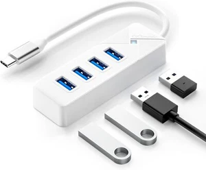 USB 3.0 Netzteil 4 Port Multi USB Splitter Hub 5Gbps USB Hub Mehrere - Bild 1 von 27