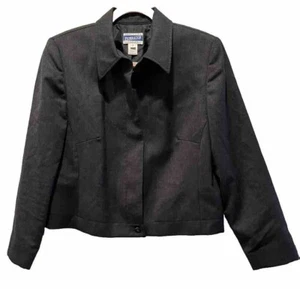 Pendleton Damen Gr. 12 Wolle grau Jacke Kurzmantel gefüttert Reißverschluss klassisch Freizeit - Bild 1 von 7