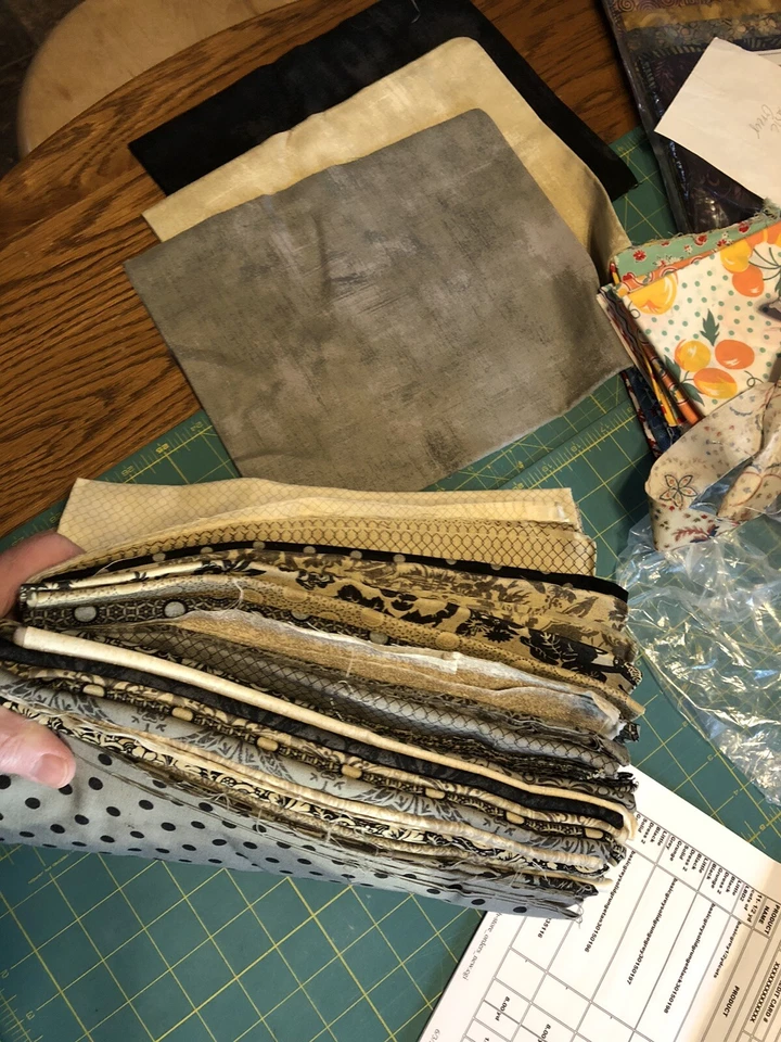 31 half yard cuts Moda Little Black Dress 2 Basic Grey - Image 1 of 1