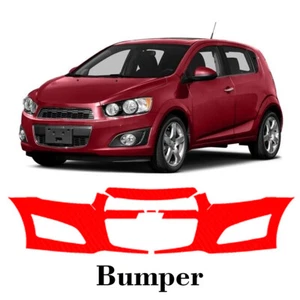 Front bumper PreCut PPF Paint Protection Film For Chevrolet Sonic 2012-2016 - Picture 1 of 7