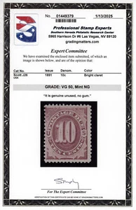 US #J26 | Unused NG | Good | PSE Cert - Picture 1 of 3