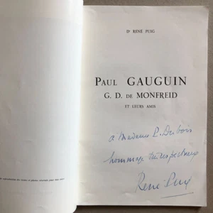 Dr. René Puig — Paul Gauguin, G.D. de Monfreid et leurs amis — envoi  — 1958. - Imagen 1 de 11