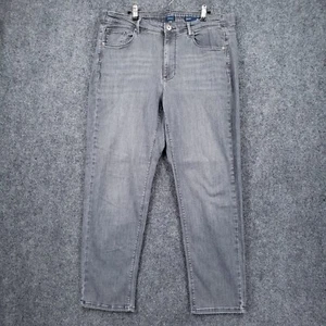 J Jill Jeans Womens 18 Gray Denim High Rise Straight Leg Casual Stretch - Picture 1 of 16