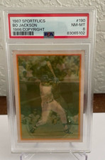 Bo Jackson 1987 Sportflics #190 PSA 8 Baseball Card