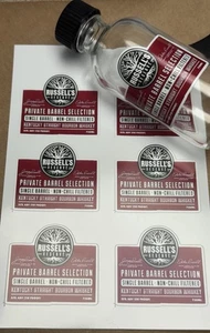 Russell’s Reserve Private Barrel -  Mini Taster Bottle Labels - Set Of 6 Labels - Picture 1 of 3