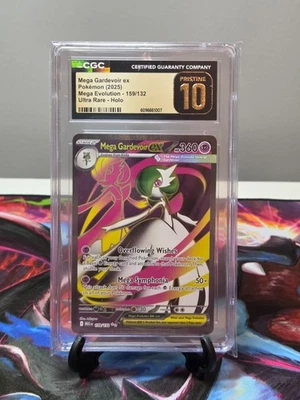 2025 POKEMON CGC 10 PRISTINE MEGA GARDEVOIR EX 159/132 MEGA EVOLUTION ULTRA RARE - Image 1 of 2