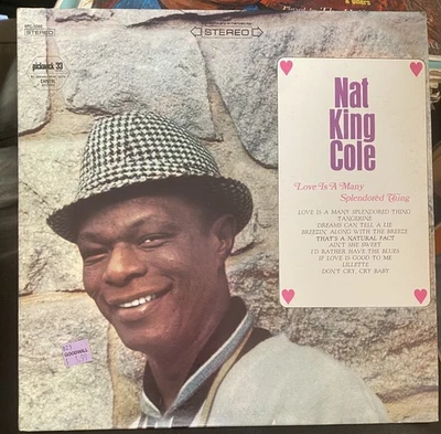 Nat King Cole Love Is A Many Splendored Thing Vinyl LP Pickwick Record Foto 1 de 4