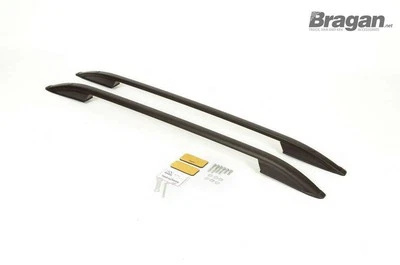 Rieles de techo NEGROS para Nissan Navara NP300 2016+ Sport Top barra de estilo de aluminio Foto 1 de 2