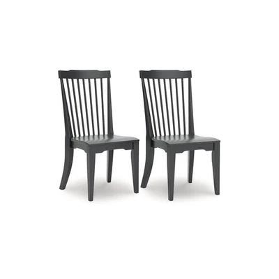 Mendinfort Dining Room Side Chair, Set of 2, Black - Image 1 of 4