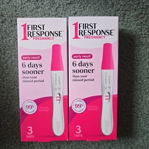 2×FIRST RESPONSE Early Result Pregnancy Test - 3 Count each box - Picture 1 of 2